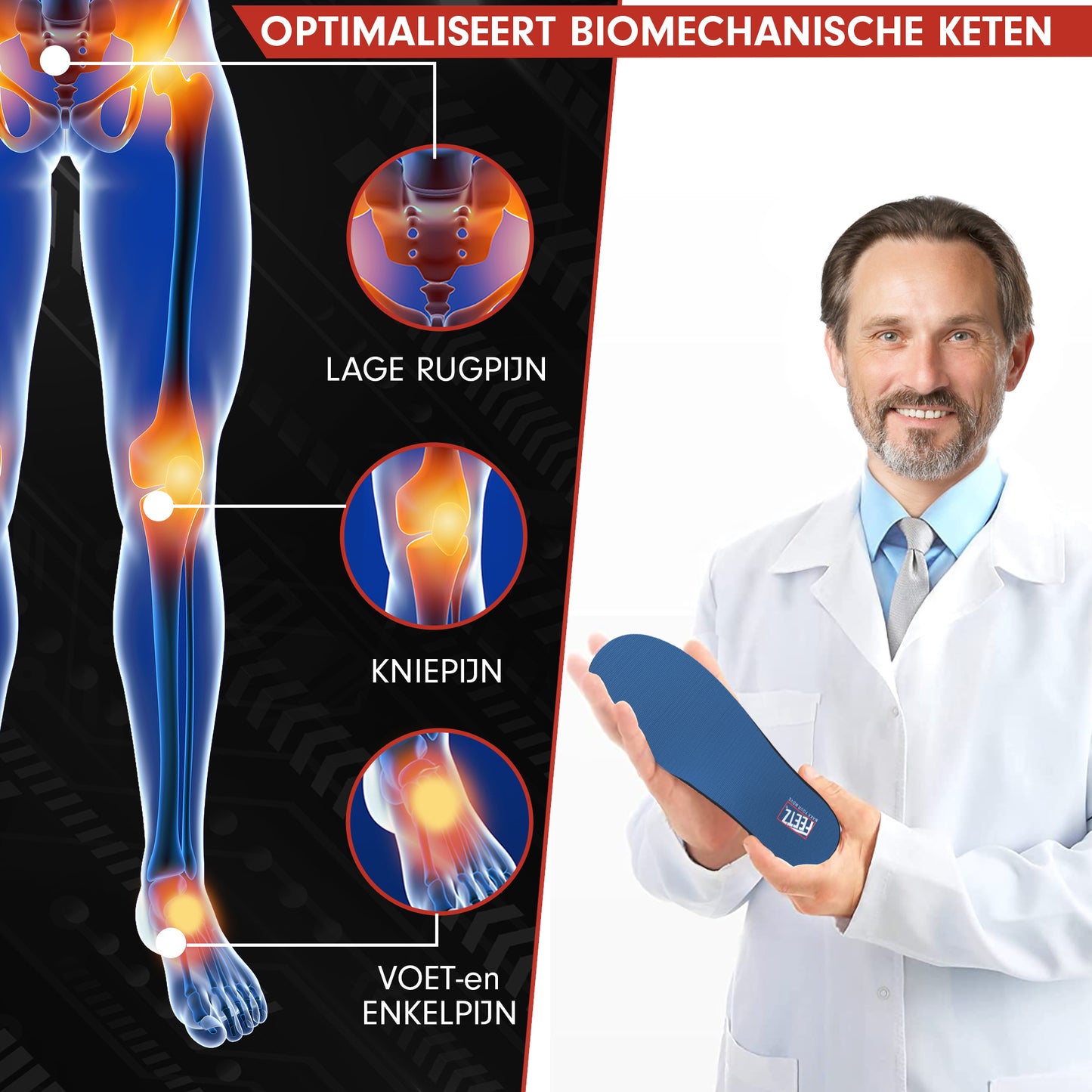 Feetz® The Blue One | Hielspoor | Fasciitis plantaris